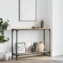 Mesa consola madera de ingeniería roble Sonoma 101x30,5x75 cm de , Mesas auxiliares - Ref: Foro24-837703, Precio: 39,36 €, De...
