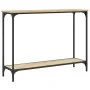 Mesa consola madera de ingeniería roble Sonoma 101x30,5x75 cm de , Mesas auxiliares - Ref: Foro24-837703, Precio: 39,36 €, De...