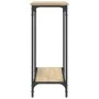 Mesa consola madera de ingeniería roble Sonoma 101x30,5x75 cm de , Mesas auxiliares - Ref: Foro24-837703, Precio: 39,36 €, De...
