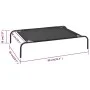 Cama de perro elevada negra textilene S de vidaXL, Camas para perros - Ref: Foro24-170661, Precio: 23,34 €, Descuento: %