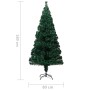 Árbol de Navidad artificial y soporte verde fibra óptica 180 cm en Decoración Festiva y Estacional | Comprar online en Foru.es