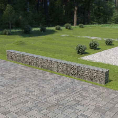 Muro de gaviones cubiertas acero galvanizado 600x30x50 cm de vidaXL, Paneles de vallas - Ref: Foro24-143583, Precio: 160,03 €...