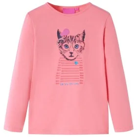 Camiseta infantil de manga larga rosa 92 de , Camisetas para niños - Ref: Foro24-13584, Precio: 8,59 €, Descuento: %