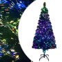 Árbol de Navidad artificial y soporte fibra óptica verde 240 cm en Decoración Festiva y Estacional | Comprar online en Foru.es