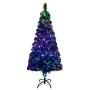 Árbol de Navidad artificial y soporte fibra óptica verde 240 cm en Decoración Festiva y Estacional | Comprar online en Foru.es