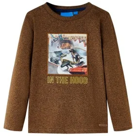 Mélange 104 cognac Langarm-T-Shirt für Kinder von , Kinder-T-Shirts - Ref: Foro24-12830, Preis: 8,59 €, Rabatt: %