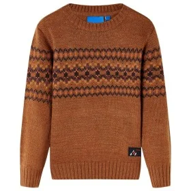 Jersey de punto infantil color coñac 116 de , Camisetas para niños - Ref: Foro24-14491, Precio: 11,95 €, Descuento: %