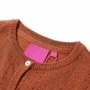 Cárdigan de punto infantil color coñac 92 de , Ropa de abrigo para niños - Ref: Foro24-14514, Precio: 12,41 €, Descuento: %