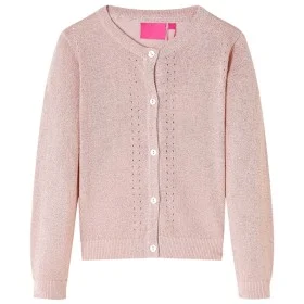 Rebeca de punto infantil rosa suave 116 de , Ropa de abrigo para niños - Ref: Foro24-14521, Precio: 12,41 €, Descuento: %
