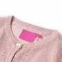 Rebeca de punto infantil rosa suave 116 de , Ropa de abrigo para niños - Ref: Foro24-14521, Precio: 12,41 €, Descuento: %