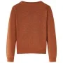 Cárdigan de punto infantil color coñac 116 de , Ropa de abrigo para niños - Ref: Foro24-14516, Precio: 12,41 €, Descuento: %