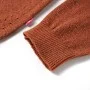 Cárdigan de punto infantil color coñac 116 de , Ropa de abrigo para niños - Ref: Foro24-14516, Precio: 12,41 €, Descuento: %