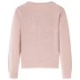 Rebeca de punto infantil rosa suave 140 de , Ropa de abrigo para niños - Ref: Foro24-14523, Precio: 12,41 €, Descuento: %