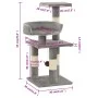 Cat scratching post with sisal posts 65 cm gray by vidaXL, Cat furniture - Ref: Foro24-170607, Price: 38,31 €, Discount: %