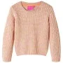 Jersey de punto infantil rosa suave 140 de , Camisetas para niños - Ref: Foro24-14528, Precio: 12,74 €, Descuento: %