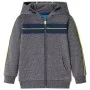 Sudadera infantil con capucha y cremallera gris mélange 104 de , Camisetas para niños - Ref: Foro24-13275, Precio: 13,87 €, D...