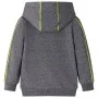 Sudadera infantil con capucha y cremallera gris mélange 104 de , Camisetas para niños - Ref: Foro24-13275, Precio: 13,87 €, D...