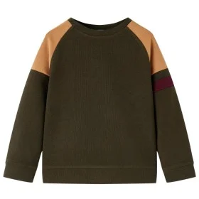 Dark khaki and camel children's sweatshirt size 140 by , Kids T-shirts - Ref: Foro24-13393, Price: 13,50 €, Discount: %
