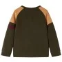 Sudadera infantil caqui oscuro y camel 140 de , Camisetas para niños - Ref: Foro24-13393, Precio: 13,50 €, Descuento: %