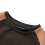 Sudadera infantil caqui oscuro y camel 140 de , Camisetas para niños - Ref: Foro24-13393, Precio: 13,50 €, Descuento: %