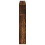Cabecero LED madera ingeniería roble ahumado 160x18,5x103,5 cm de , Cabeceros y pies de cama - Ref: Foro24-837355, Precio: 87...