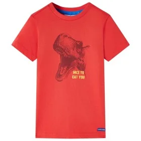 Camiseta infantil rojo 116 de , Camisetas para niños - Ref: Foro24-11721, Precio: 8,19 €, Descuento: %