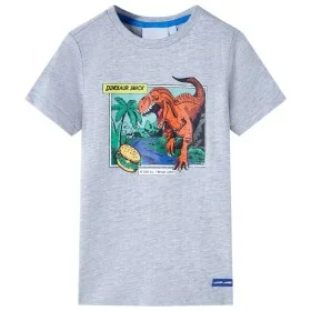 Camiseta infantil gris 92 de , Camisetas para niños - Ref: Foro24-12244, Precio: 8,12 €, Descuento: %