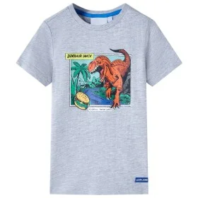 Camiseta infantil gris 116 de , Camisetas para niños - Ref: Foro24-12246, Precio: 8,12 €, Descuento: %