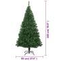 Árbol de Navidad artificial con ramas gruesas PVC verde 180 cm en Decoración Festiva y Estacional | Comprar online en Foru.es