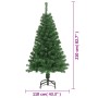 Árbol de Navidad artificial con ramas gruesas PVC verde 210 cm en Decoración Festiva y Estacional | Comprar online en Foru.es