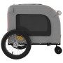 Remolque de bicicleta mascotas hierro tela Oxford rojo gris de , Cochecitos para mascotas - Ref: Foro24-93852, Precio: 108,59...