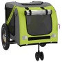Remolque de bicicleta mascotas hierro tela Oxford verde negro de , Cochecitos para mascotas - Ref: Foro24-93892, Precio: 114,...