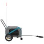 Remolque de bicicleta mascotas hierro tela Oxford azul negro de , Cochecitos para mascotas - Ref: Foro24-93890, Precio: 107,5...