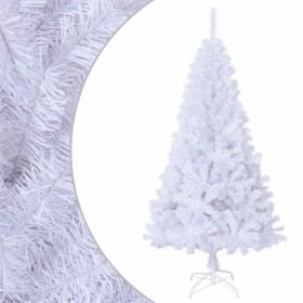 Árbol de Navidad artificial con ramas gruesas PVC blanco 150 cm en Decoración Festiva y Estacional | Comprar online en Foru.es