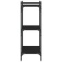 Librería de 3 estantes madera de ingeniería negro 60x30x86 cm de , Librerías y estanterías - Ref: Foro24-837647, Precio: 42,3...