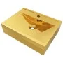 Waschbecken mit Überlauf 60x46x16 cm Keramik Gold von vidaXL, Sinkt - Ref: Foro24-143503, Preis: 138,71 €, Rabatt: %