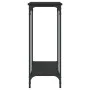 Mesa consola madera de ingeniería negra 101x30,5x75 cm de , Mesas auxiliares - Ref: Foro24-837702, Precio: 39,94 €, Descuento: %
