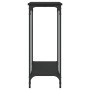 Mesa consola madera de ingeniería negra 101x30,5x75 cm de , Mesas auxiliares - Ref: Foro24-837702, Precio: 40,40 €, Descuento: %