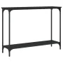 Mesa consola madera de ingeniería negra 101x30,5x75 cm de , Mesas auxiliares - Ref: Foro24-837702, Precio: 39,94 €, Descuento: %