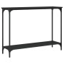 Mesa consola madera de ingeniería negra 101x30,5x75 cm de , Mesas auxiliares - Ref: Foro24-837702, Precio: 40,40 €, Descuento: %