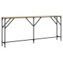Mesa consola madera de ingeniería roble Sonoma 180x23x75 cm de , Mesas auxiliares - Ref: Foro24-837768, Precio: 56,16 €, Desc...