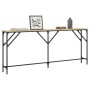 Mesa consola madera de ingeniería roble Sonoma 180x23x75 cm de , Mesas auxiliares - Ref: Foro24-837768, Precio: 56,16 €, Desc...