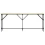 Mesa consola madera de ingeniería roble Sonoma 180x23x75 cm de , Mesas auxiliares - Ref: Foro24-837768, Precio: 55,02 €, Desc...