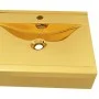 Waschbecken mit Überlauf 60x46x16 cm Keramik Gold von vidaXL, Sinkt - Ref: Foro24-143503, Preis: 138,71 €, Rabatt: %