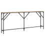Mesa consola madera de ingeniería roble Sonoma 180x23x75 cm de , Mesas auxiliares - Ref: Foro24-837768, Precio: 56,16 €, Desc...