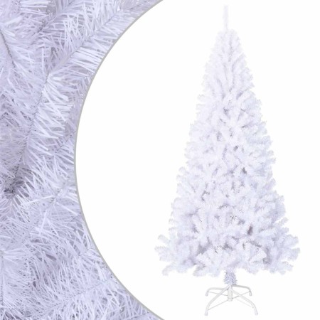 Árbol de Navidad artificial con ramas gruesas PVC blanco 210 cm en Decoración Festiva y Estacional | Comprar online en Foru.es