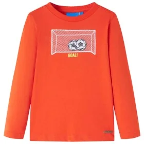 Camiseta infantil de manga larga naranja brillante 140 de , Camisetas para niños - Ref: Foro24-12723, Precio: 11,82 €, Descue...