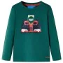 Camiseta infantil de manga larga verde 140 de , Camisetas para niños - Ref: Foro24-12878, Precio: 8,52 €, Descuento: %