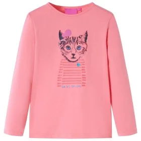 Camiseta infantil de manga larga rosa 128 de , Camisetas para niños - Ref: Foro24-13587, Precio: 8,59 €, Descuento: %