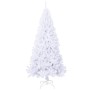 Árbol de Navidad artificial con ramas gruesas PVC blanco 240 cm en Decoración Festiva y Estacional | Comprar online en Foru.es